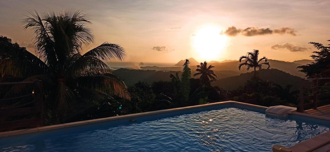 Villa CosaRoé Martinique Piscine et superbe vue mer Riviere-Salee Exterior foto
