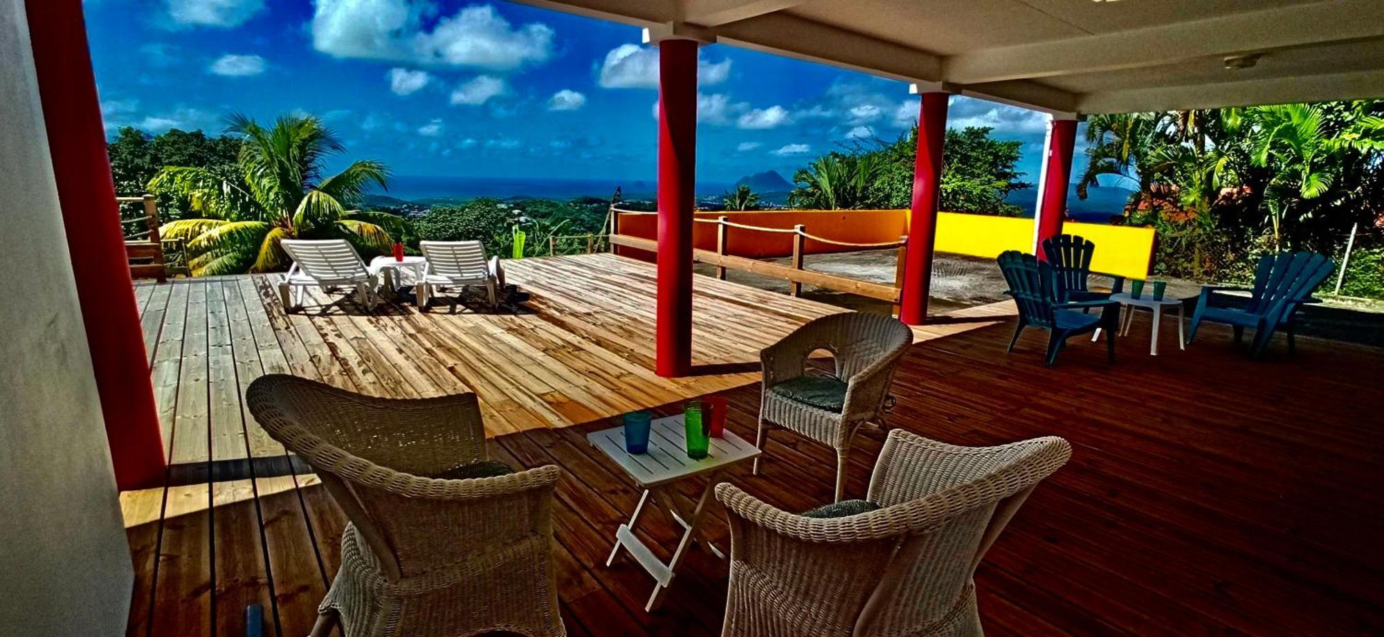 Villa CosaRoé Martinique Piscine et superbe vue mer Riviere-Salee Exterior foto