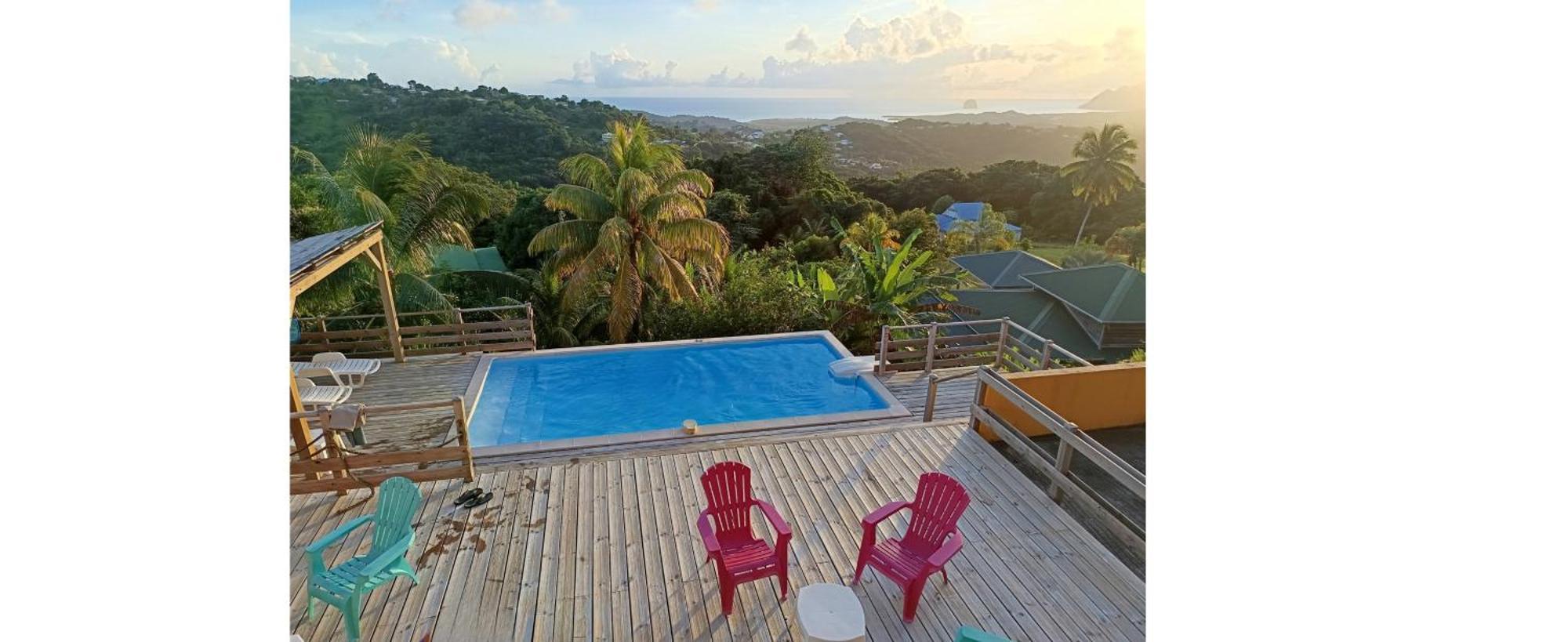 Villa CosaRoé Martinique Piscine et superbe vue mer Riviere-Salee Exterior foto