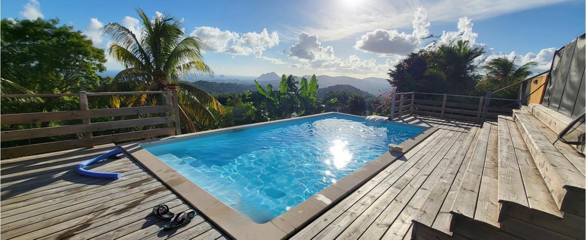 Villa CosaRoé Martinique Piscine et superbe vue mer Riviere-Salee Exterior foto