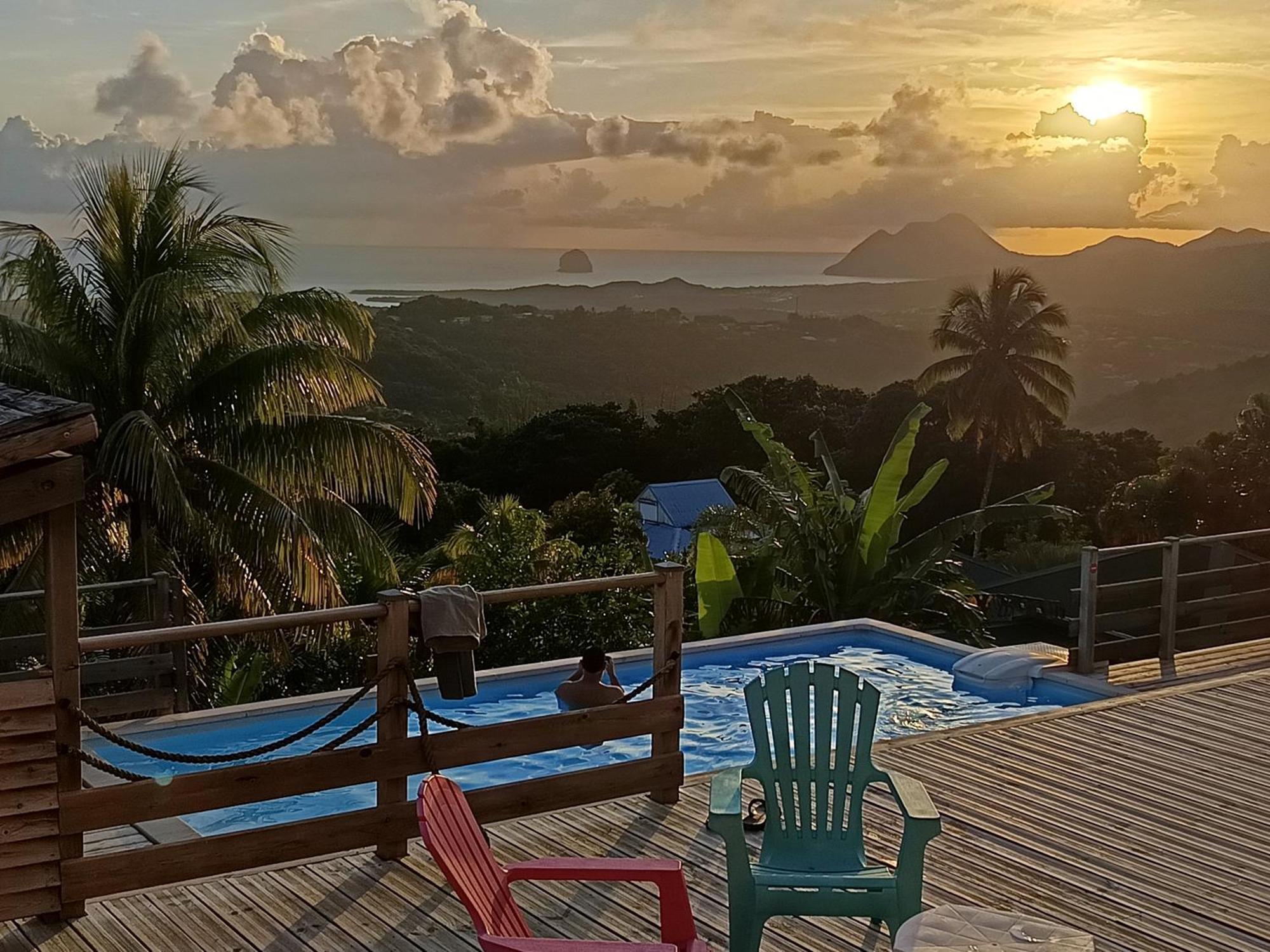 Villa CosaRoé Martinique Piscine et superbe vue mer Riviere-Salee Exterior foto